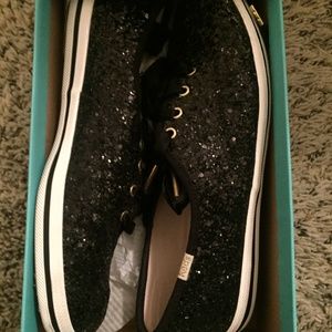 Kate Spade Full Sequence Black Keds